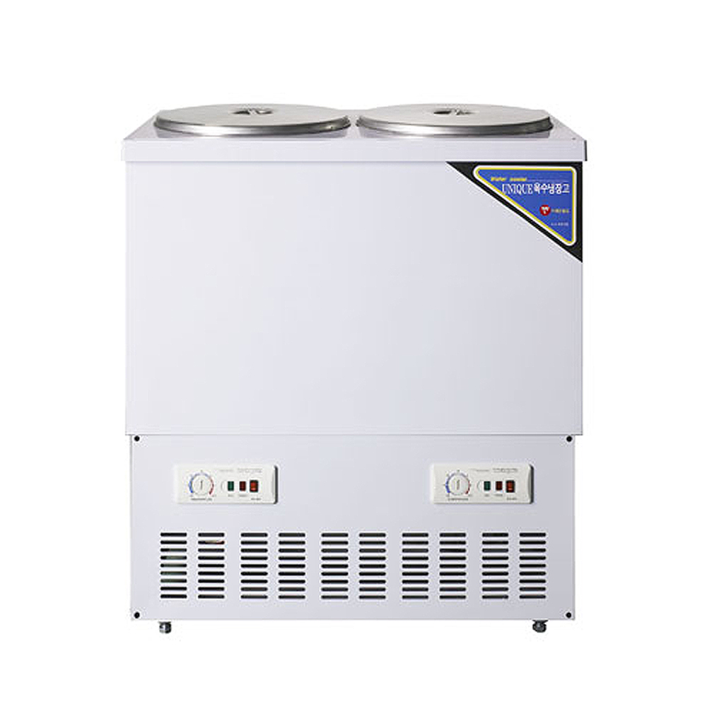 [유니크] 육수냉장고 2말쌍통/3말쌍통 2라인 아날로그