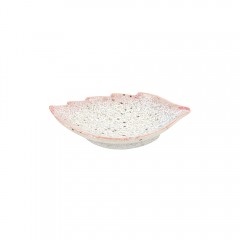 티아라 나뭇잎 앞접시(핑크)
