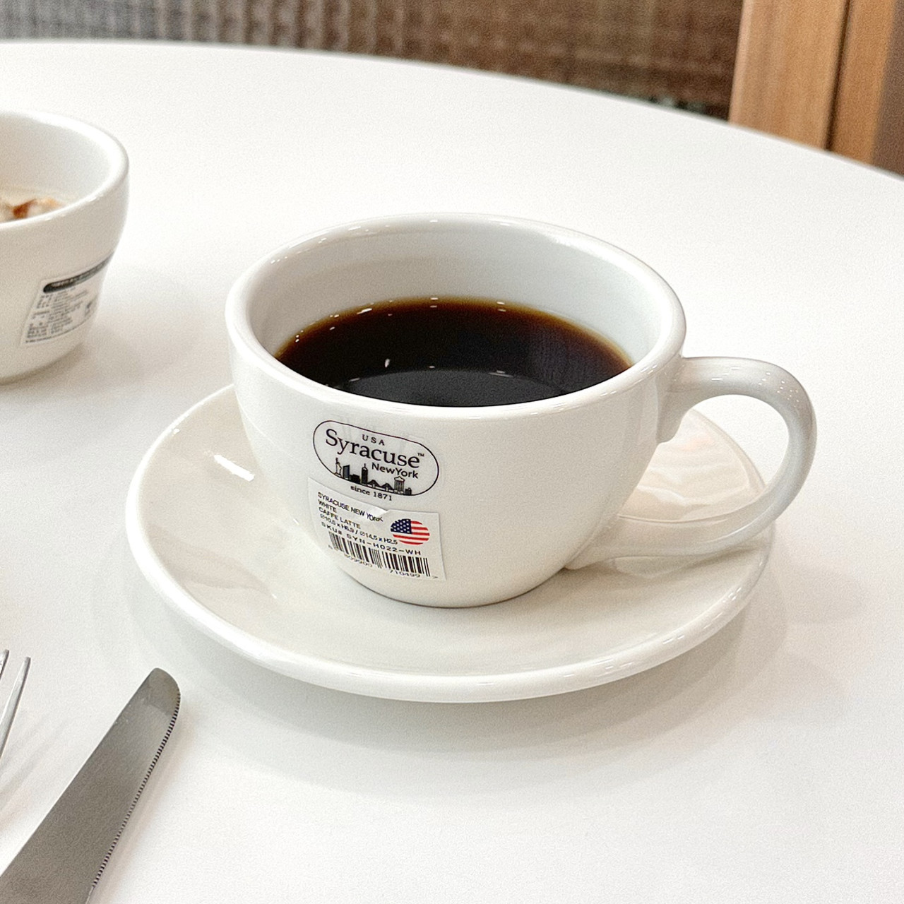 [시라쿠스 뉴욕] 커피잔세트 소서 머그컵 라떼 카푸치노잔
